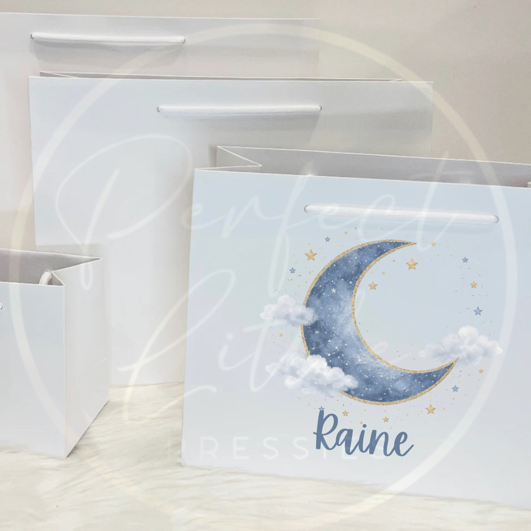 Paper Gift Bag - Blue Moon