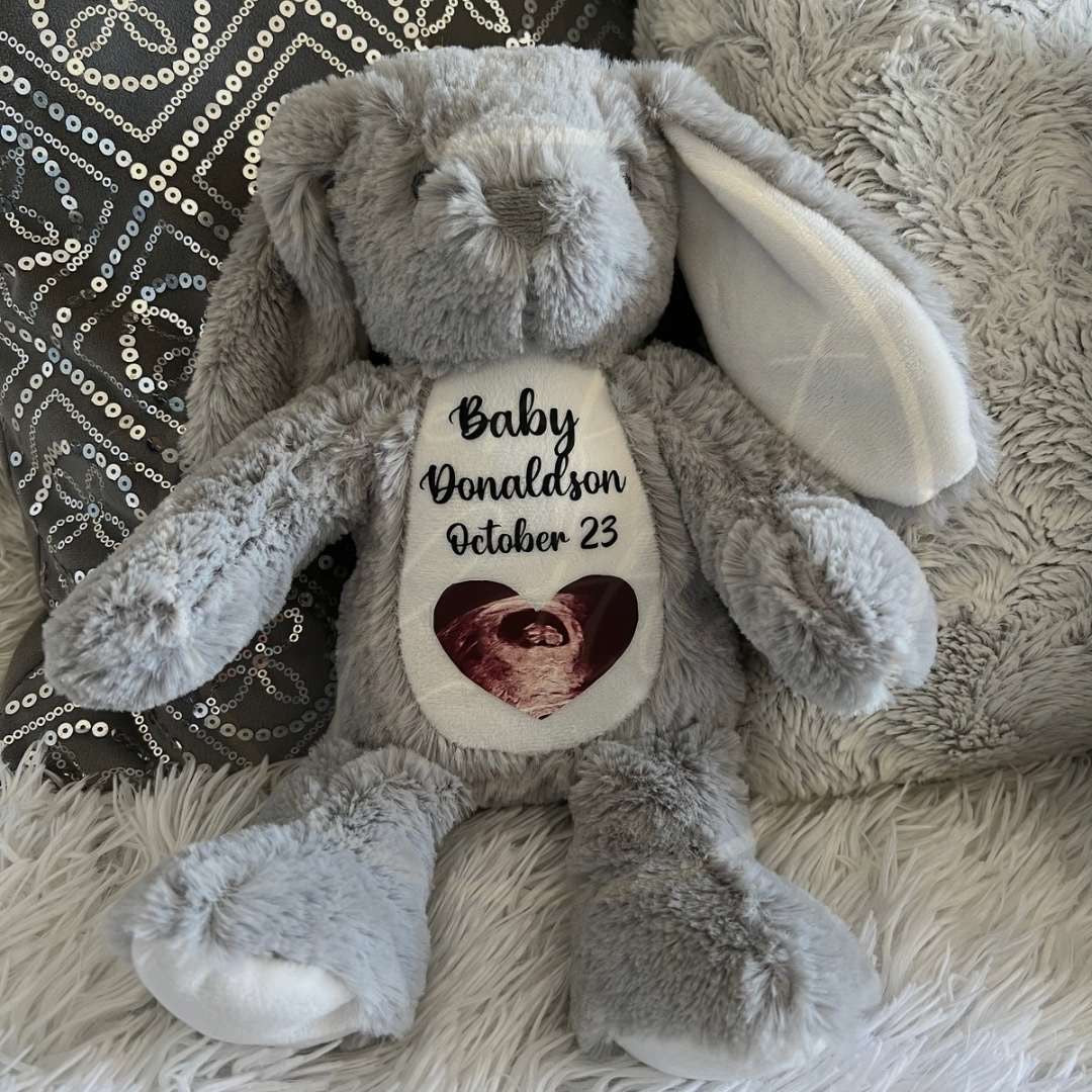 Baby Scan Photo Teddy Bear