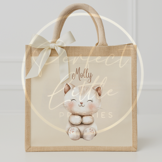 Cat Design Tote Bag
