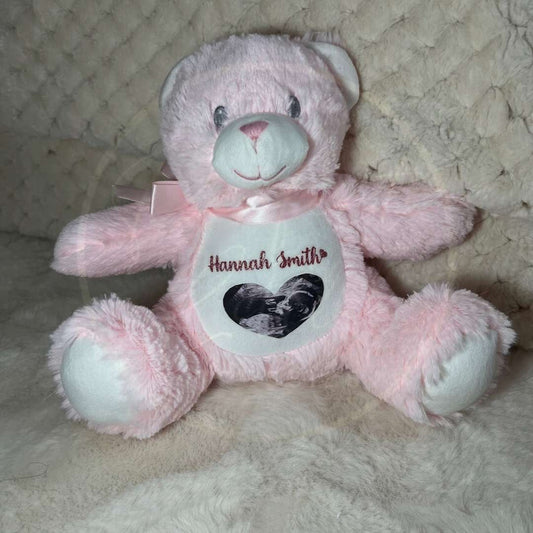 Baby Scan Photo Teddy Bear