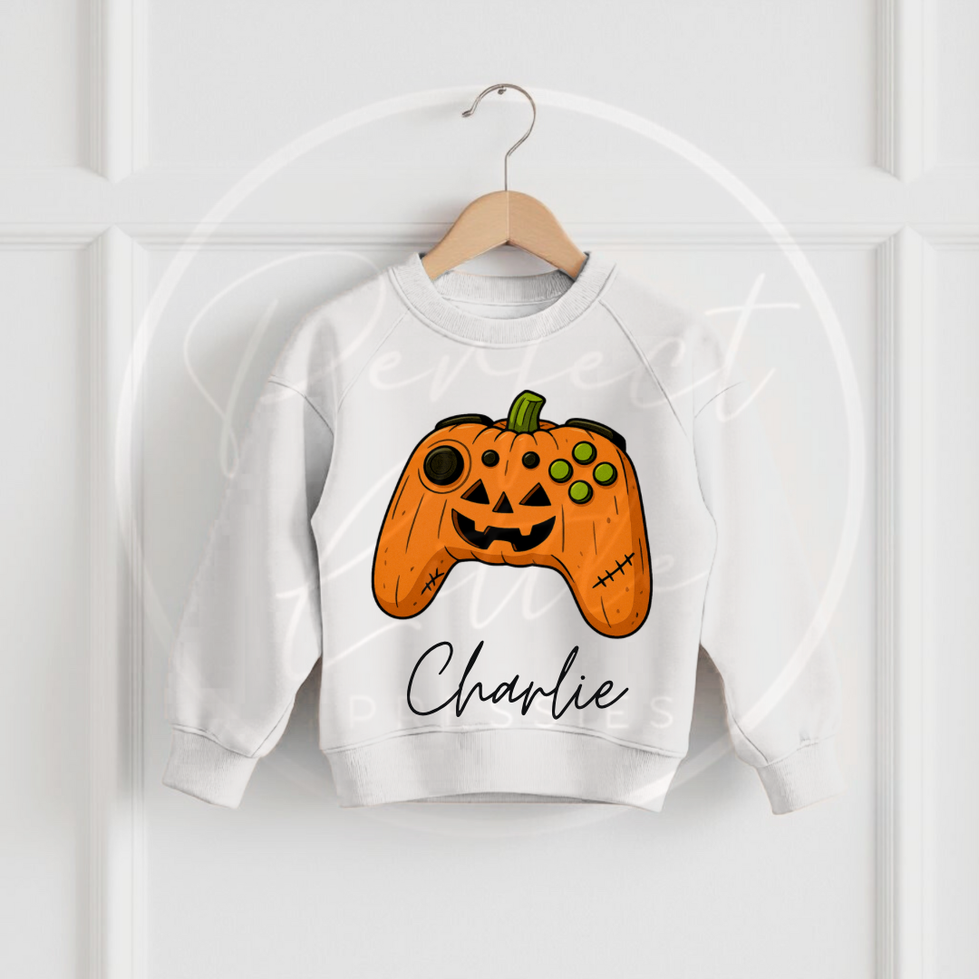 Halloween Kids Gaming Designs Sweatshirt