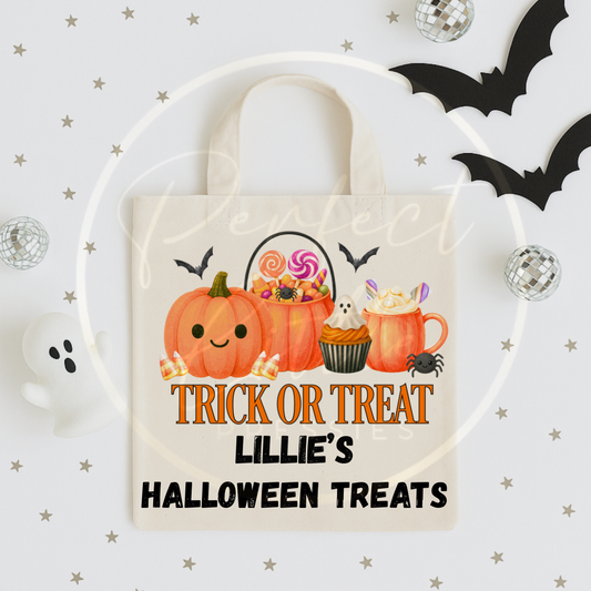 Halloween Trick Or Treat Tote Bag