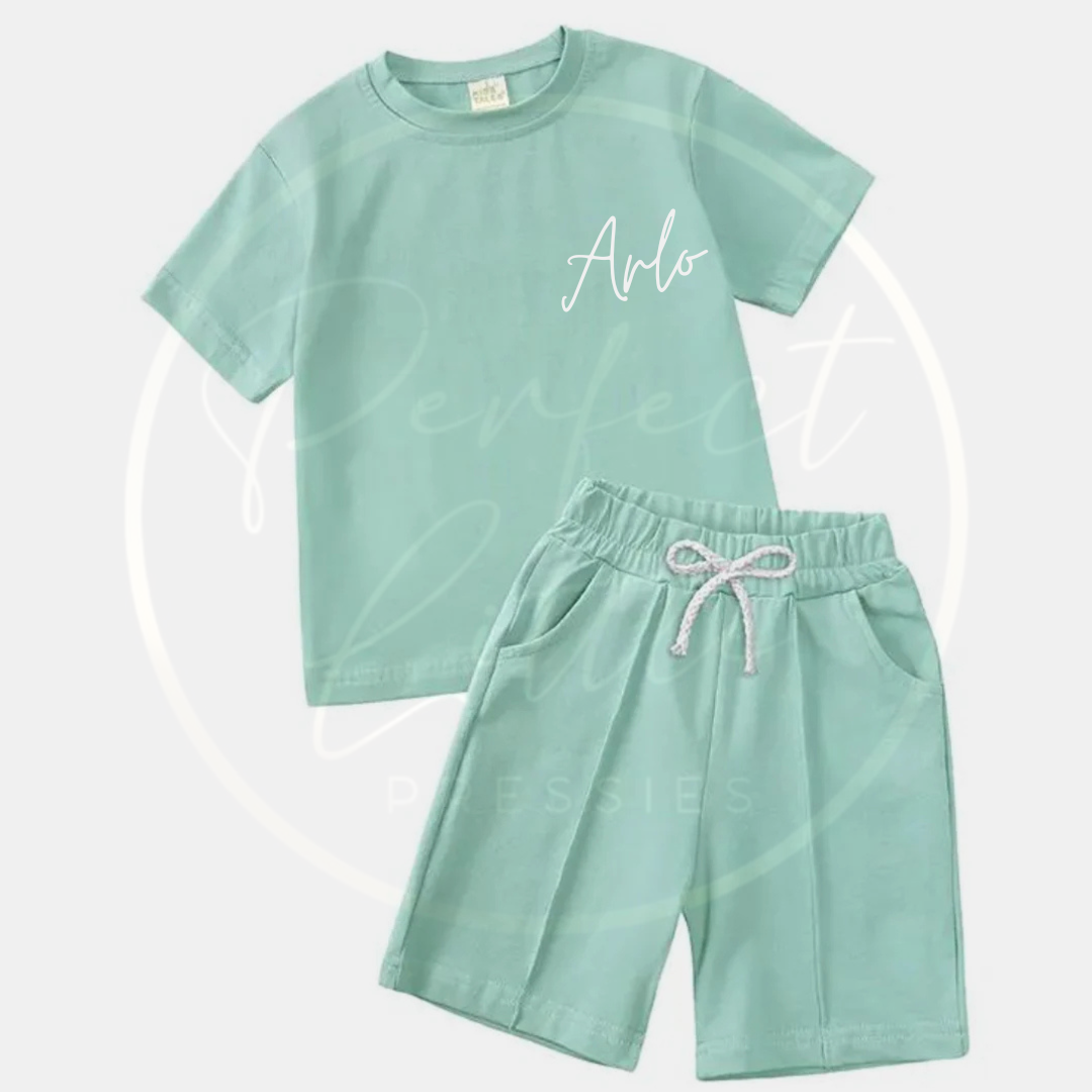 Kids Smart Shorts/T Set