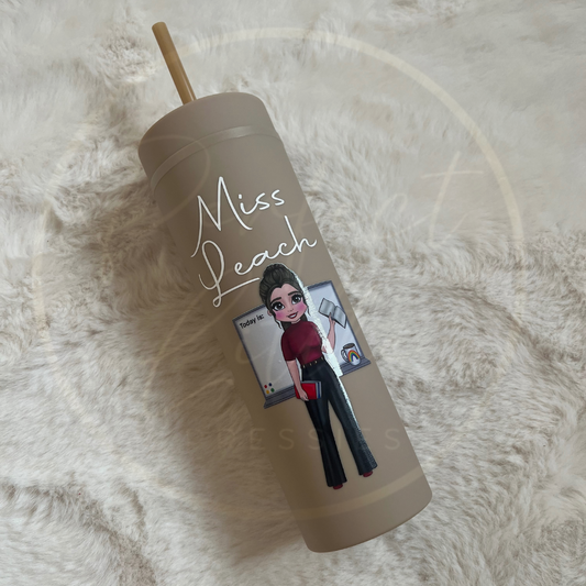 Teacher Dolly - Skinny Tumbler
