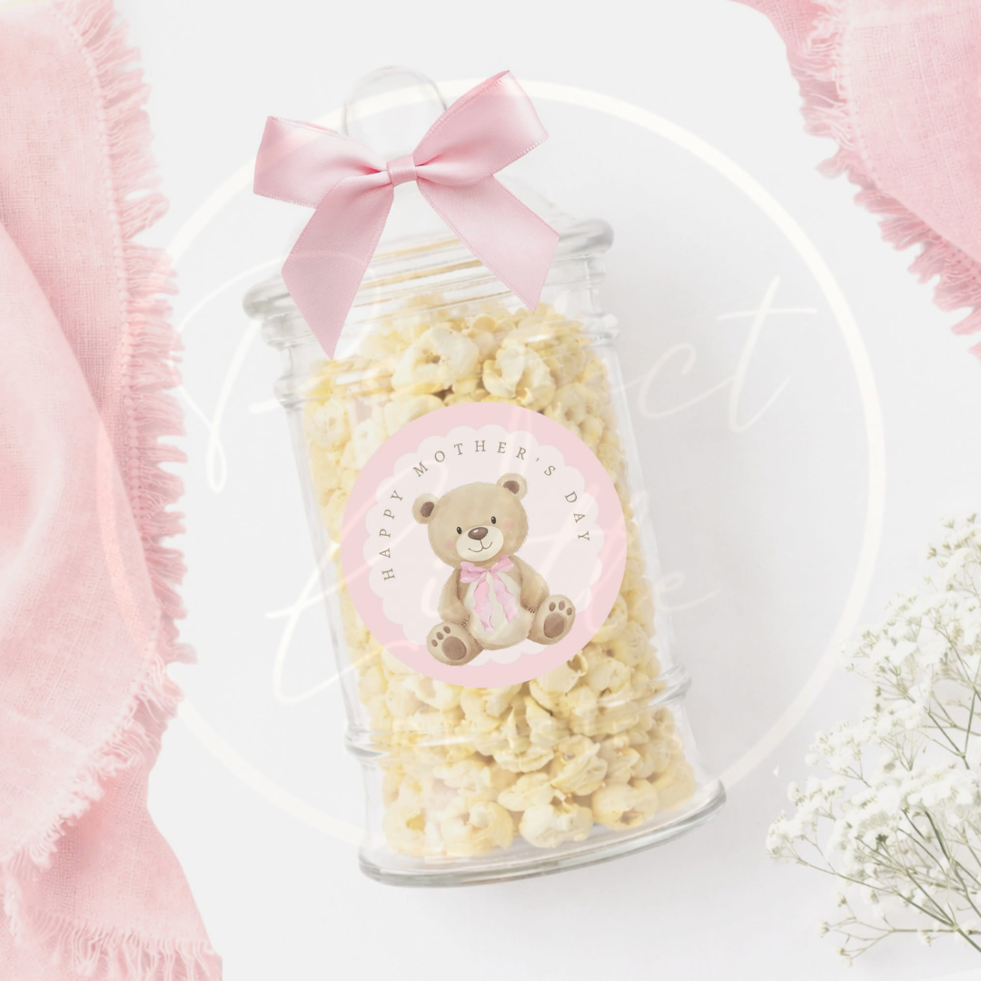 Mother's Day - Bear Design Fillable Sweet Jar