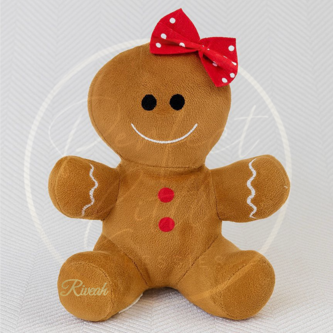 Christmas Teddy - Gingerbread Plush