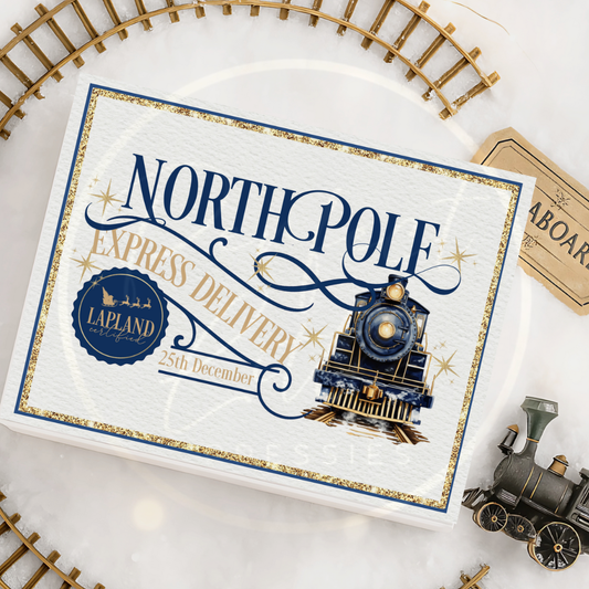 Christmas Box - Express Train Topped