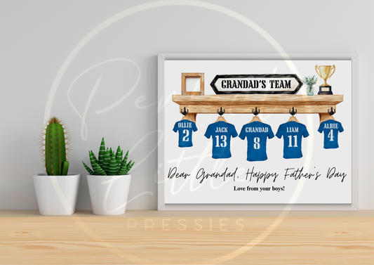 Hallway Football Shirts Family Team Custom Print