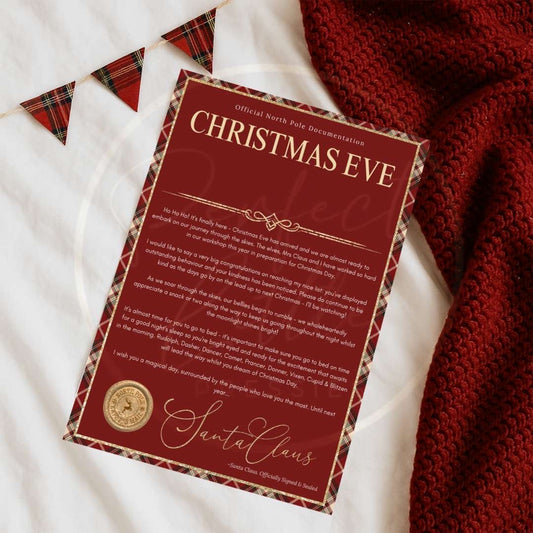 Christmas Letter - Tartan Christmas Eve
