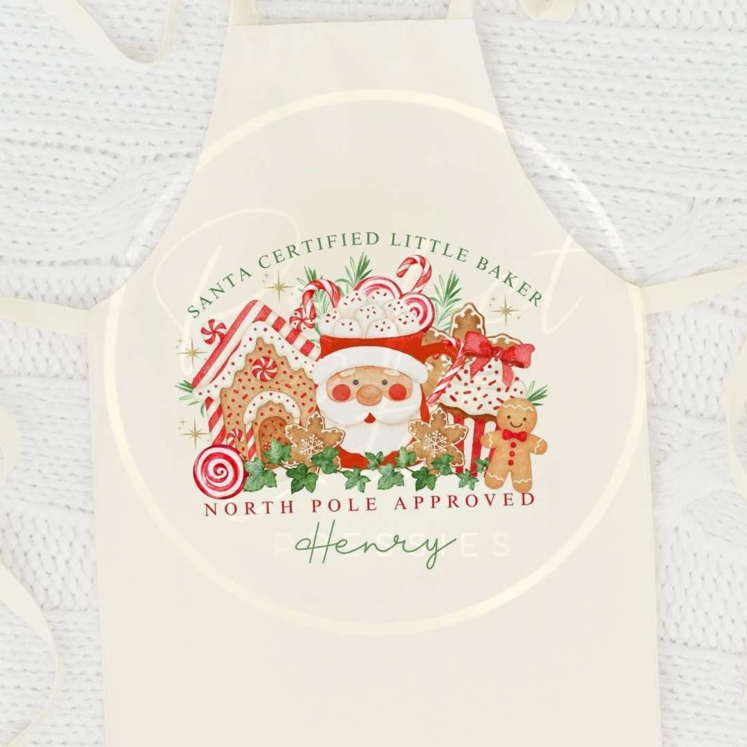 Christmas Kids Apron - Red Village Bakery