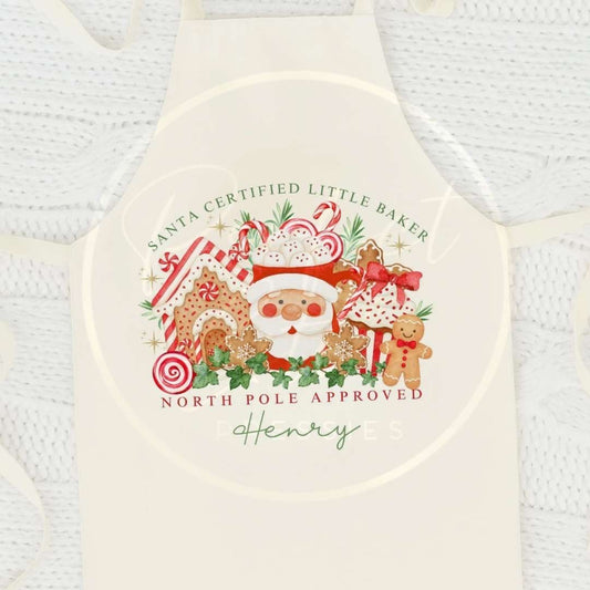 Christmas Kids Apron - Red Village Bakery