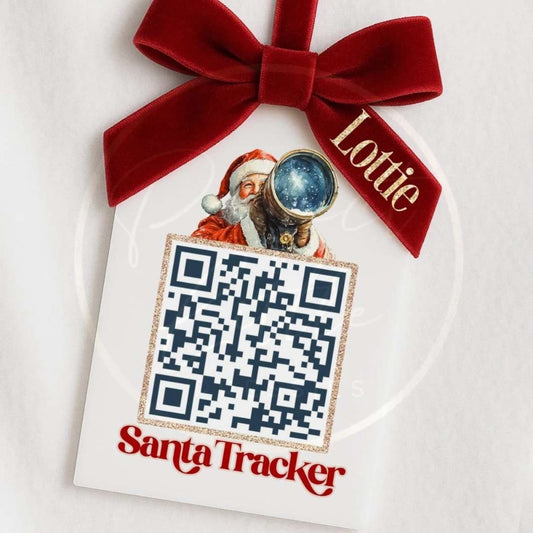 Christmas Santa Tracker - Black Design
