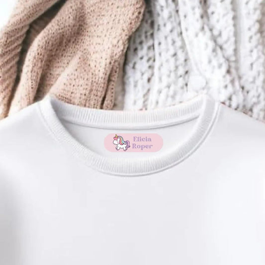 Personalised Name Labels - Iron On Or Adhesive