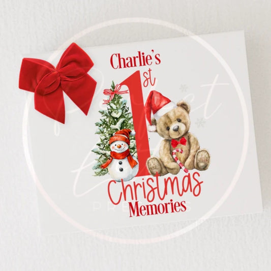 Christmas Box - 1st Christmas Red Bear