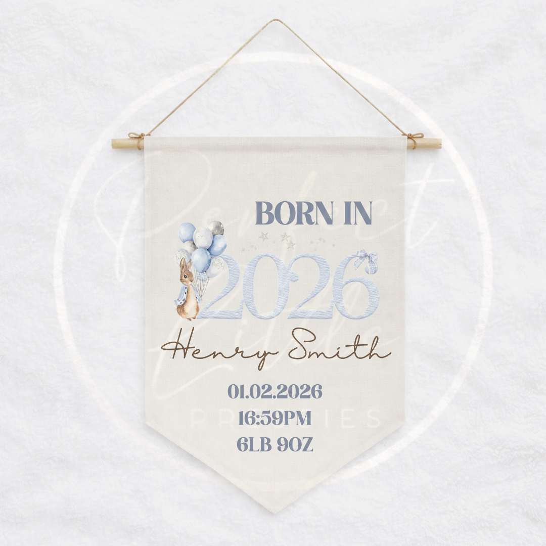 Hanging Pendant - Born In 2026 Bunny