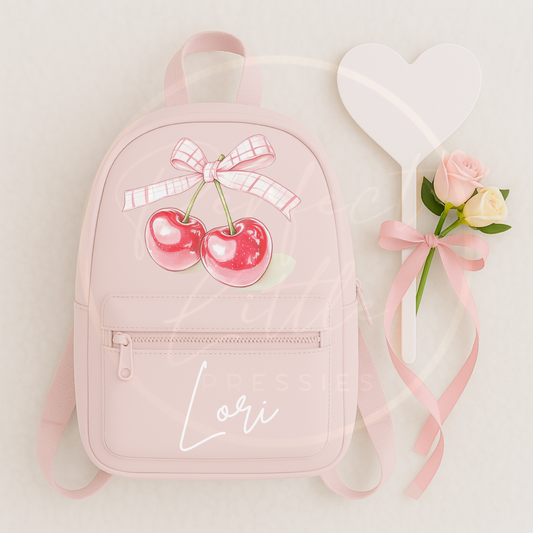 Cherry Bow Backpack