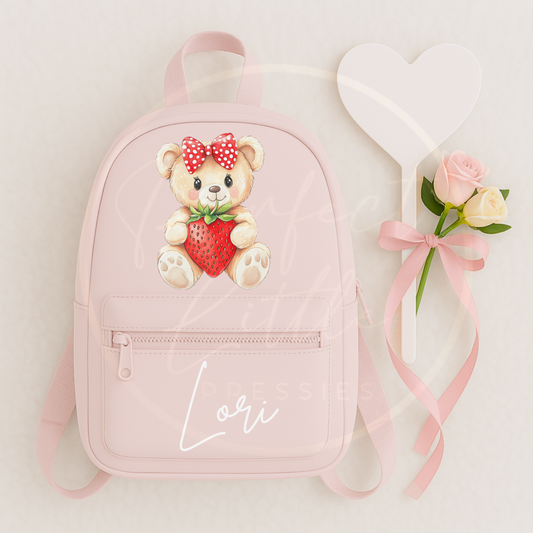 Strawberry Bear Backpack