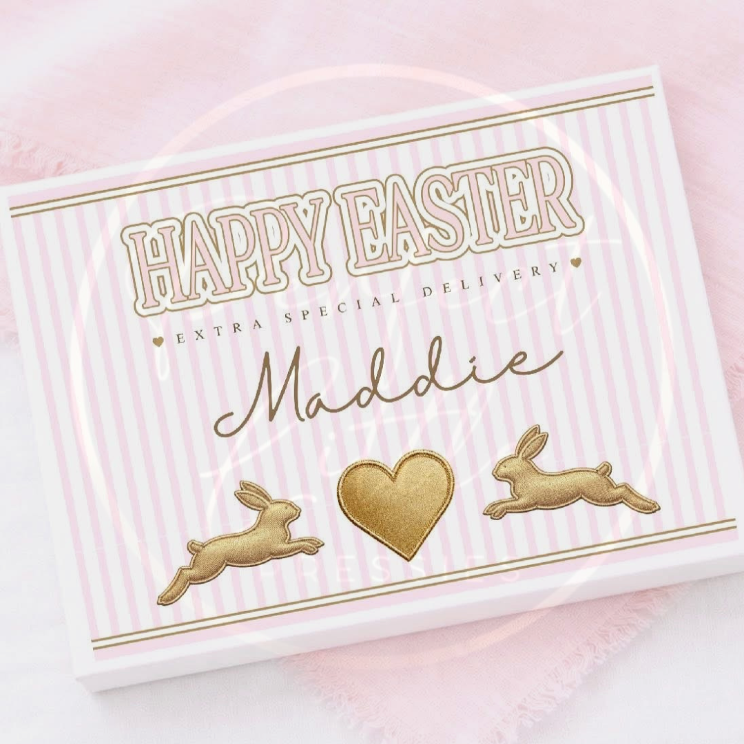 Easter - Gold Bunny Gift Box