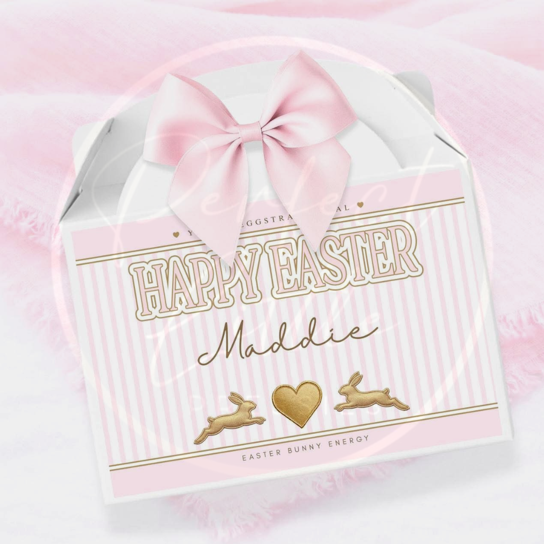 Easter - Golden Bunny Treat Box