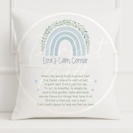 SEN Blue Design - Cushion Cover