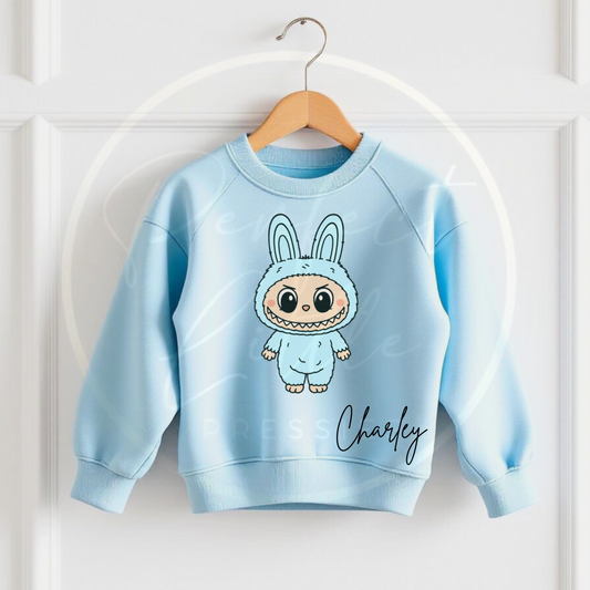 Kids Blue Sweatshirt - Monster