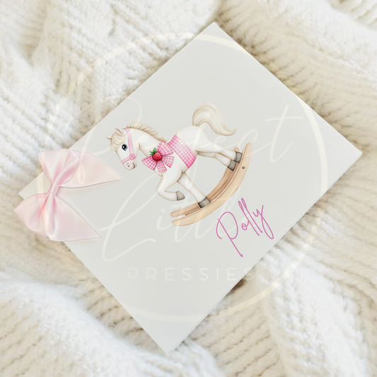 Strawberry Rocking Horse - Keepsake Box