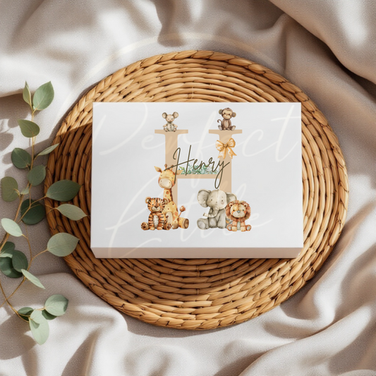 Stuffed Toy Initial - Keepsake Box