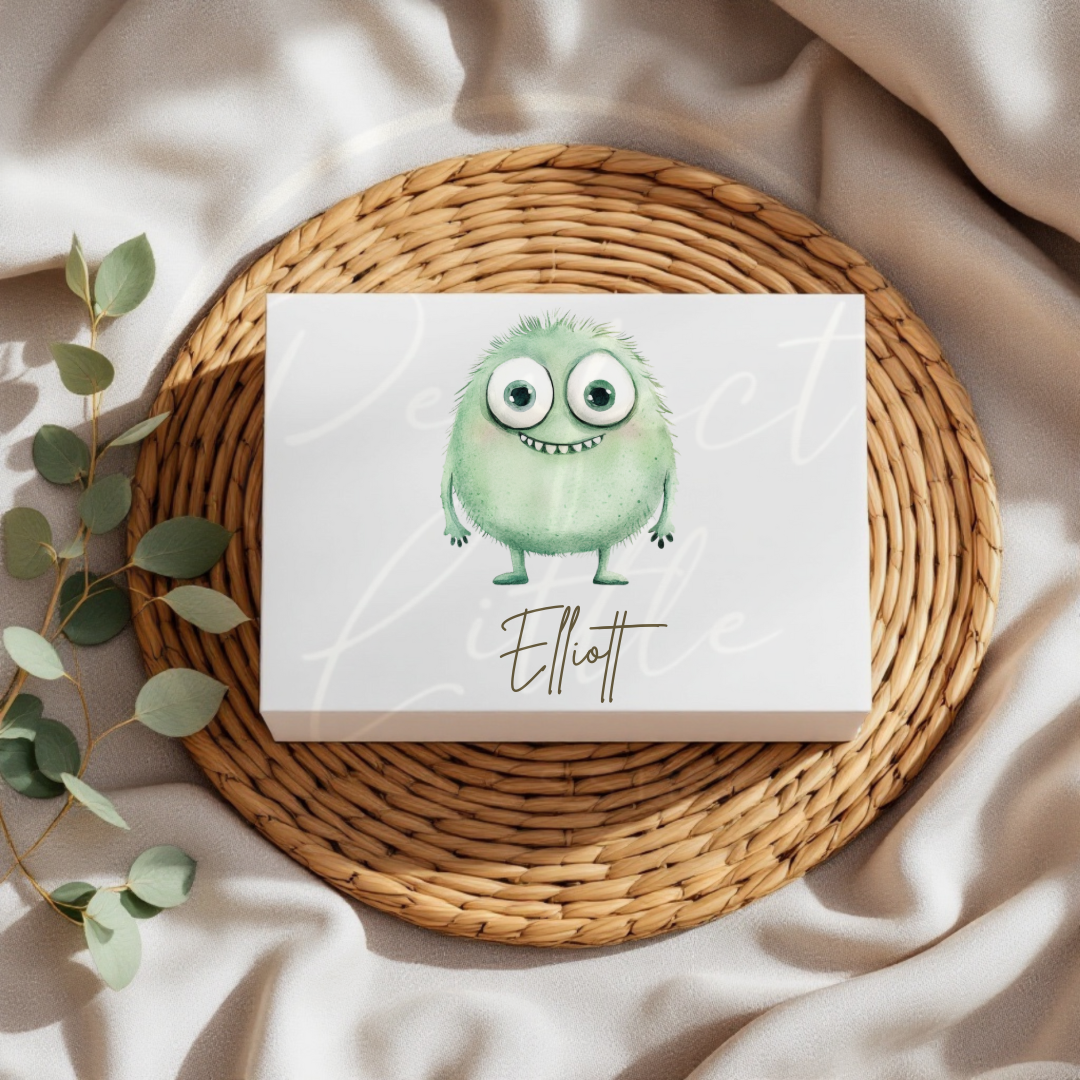 Green Worry Monster - Keepsake Box