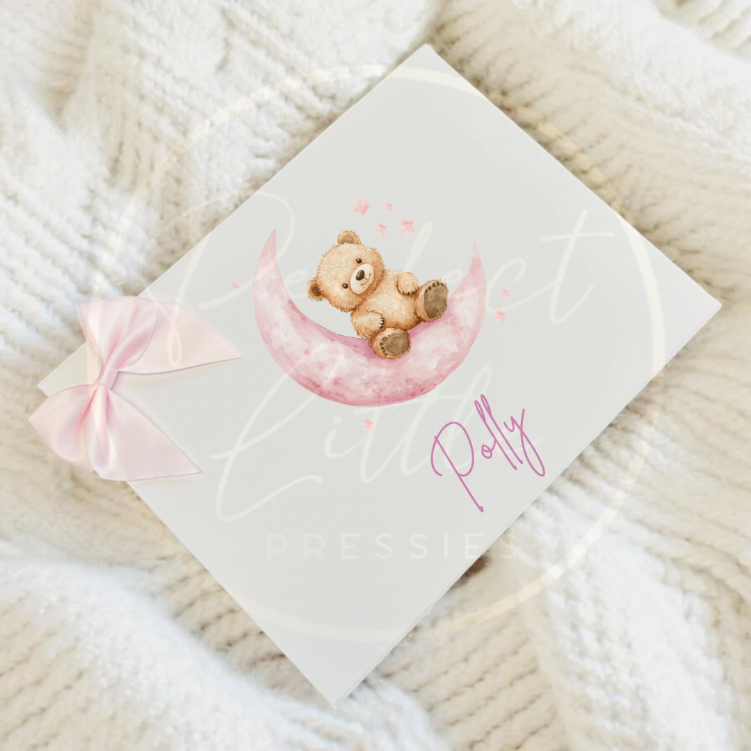 Pink Moon Bear - Keepsake Box