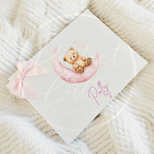 Pink Moon Bear - Keepsake Box