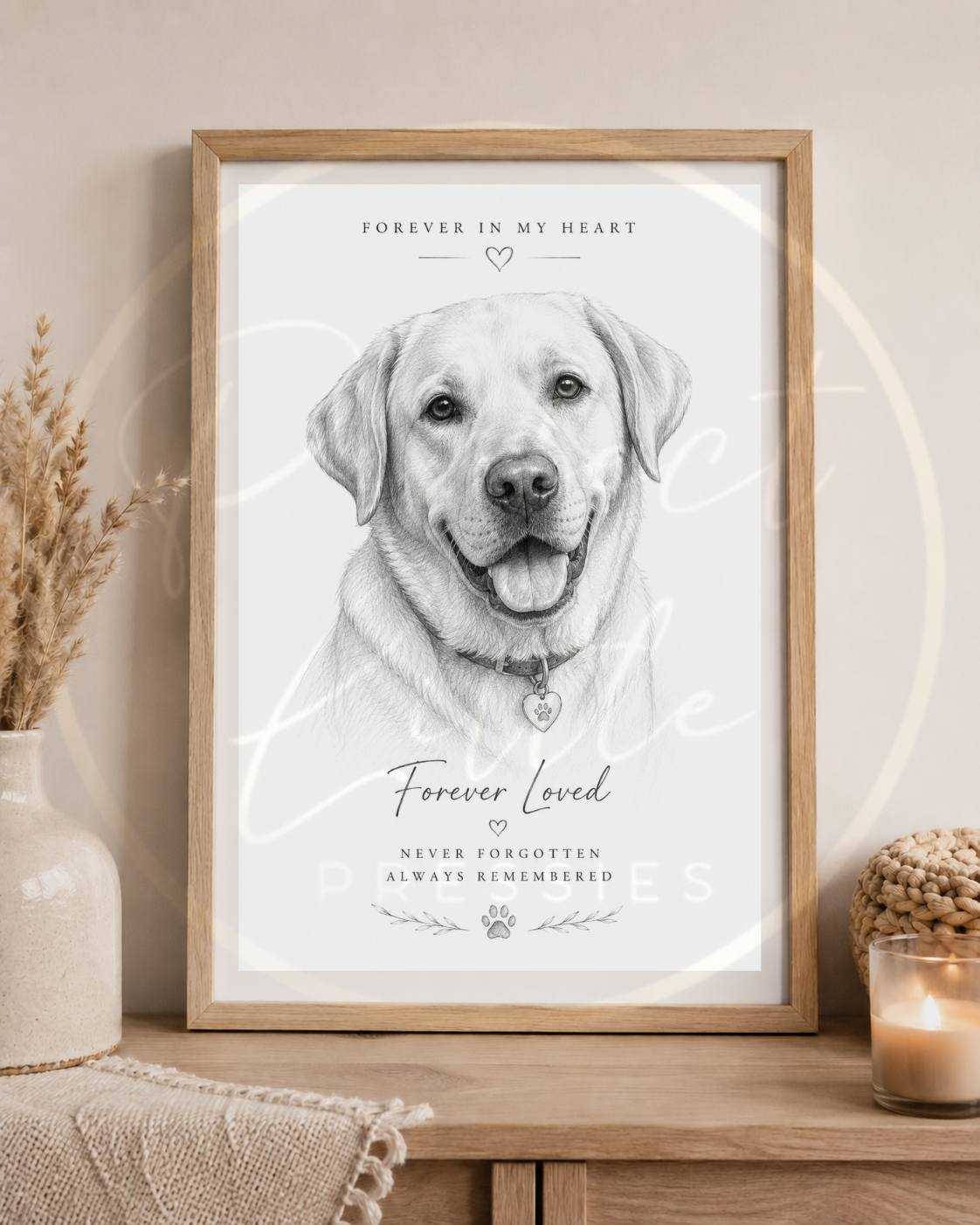 PAY WHAT YOU CAN AFFORD - Dog Sketch Memorial (Digital Download)
