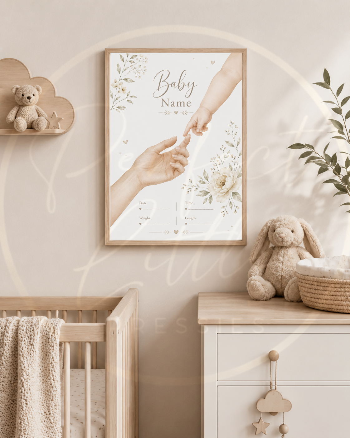 PAY WHAT YOU CAN AFFORD - Baby Birth Hands Colour (Digital Download)