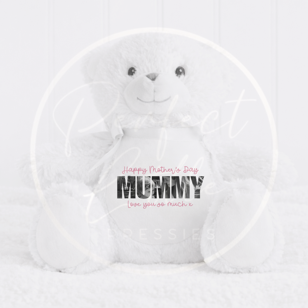 Mother's Day - Custom Photograph Teddy Bear