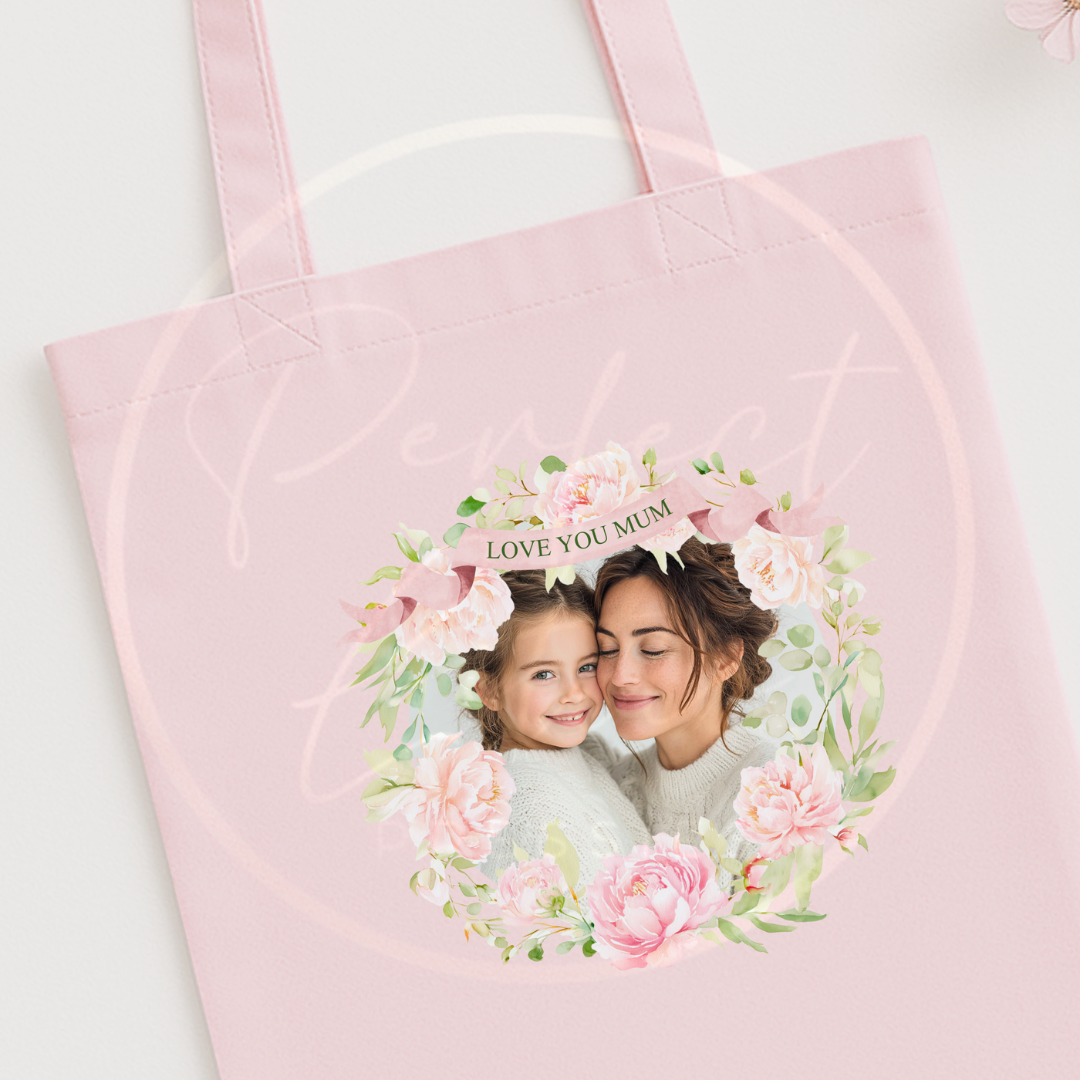 Mother's Day - Custom Photograph Long Handle Tote Bag