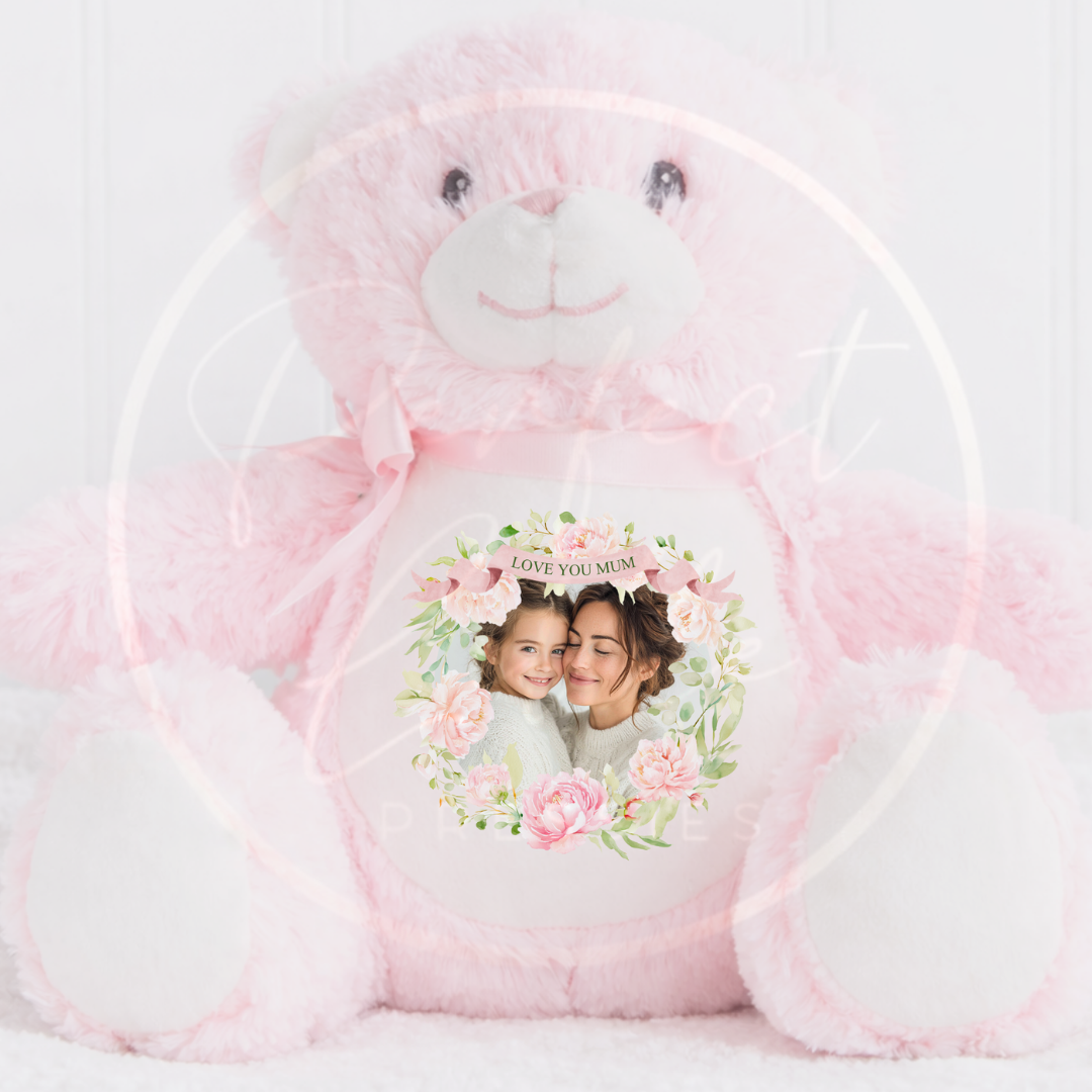Mother's Day - Custom Wreath Teddy Bear