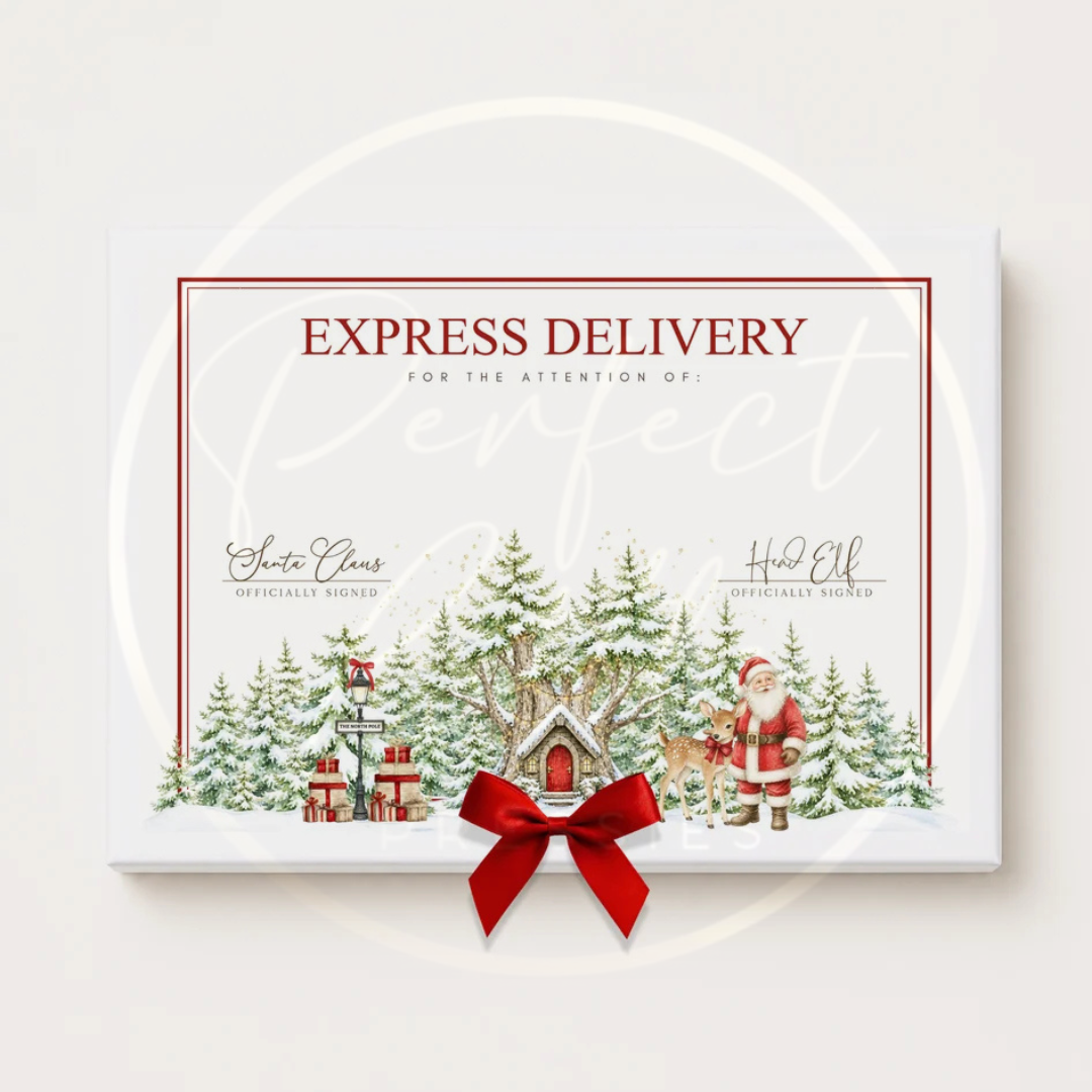 Christmas - Express Delivery Box Red Scene