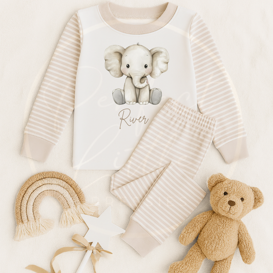 Kids Pyjamas - Soft Elephant