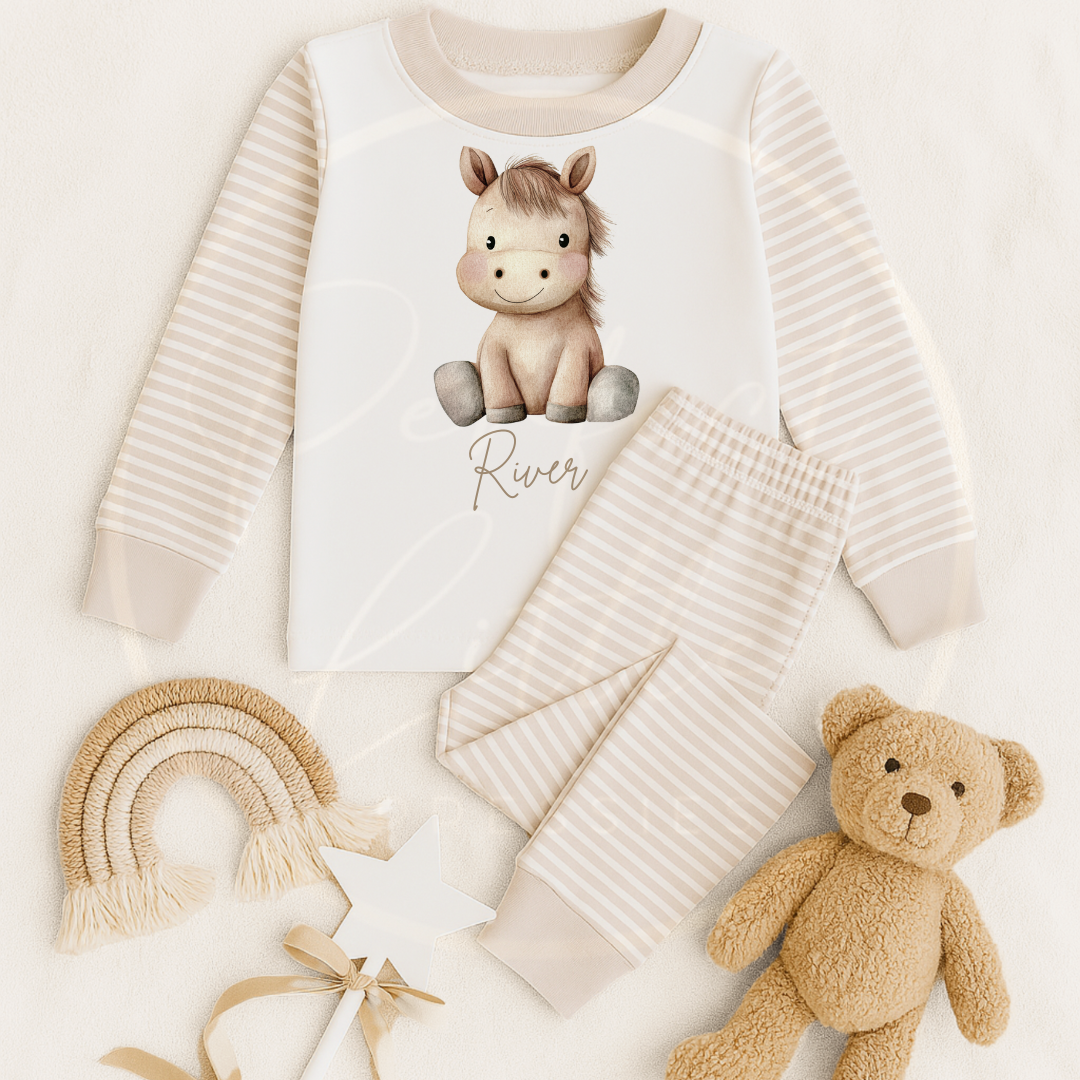 Kids Pyjamas - Soft Horse