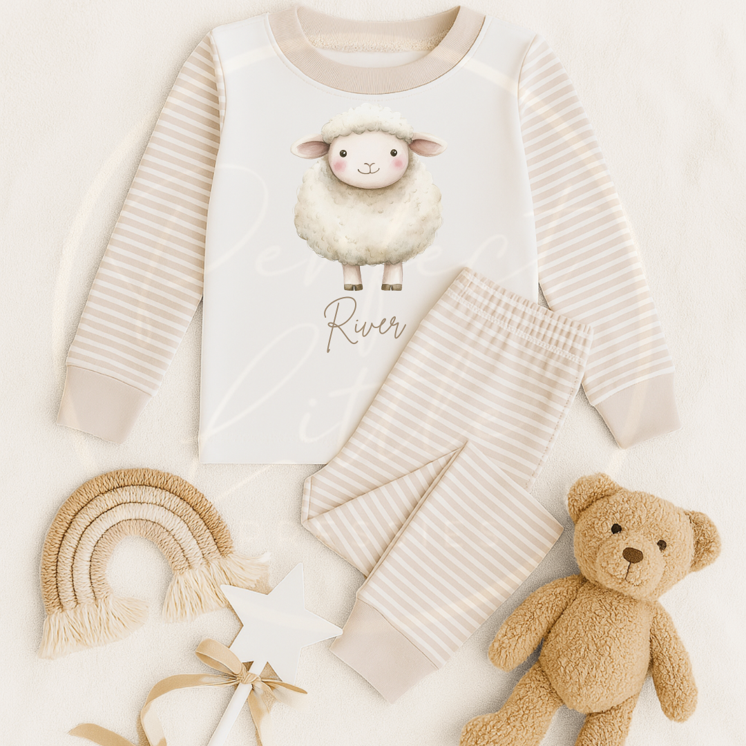 Kids Pyjamas - Soft Sheep