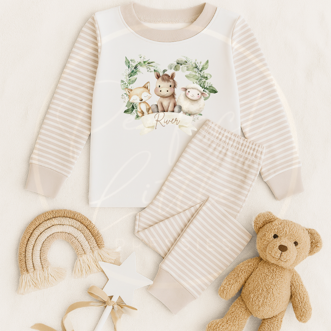 Kids Pyjamas - Farm Animals