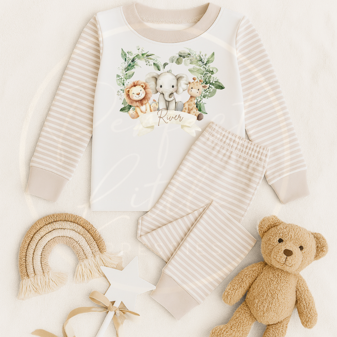 Kids Pyjamas - Zoo Animals