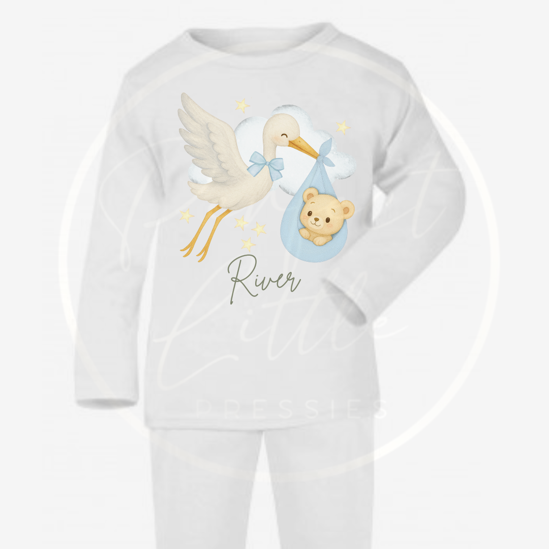 Baby Pyjamas - Baby And Stalk