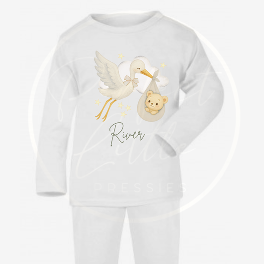 Baby Pyjamas - Baby And Stalk