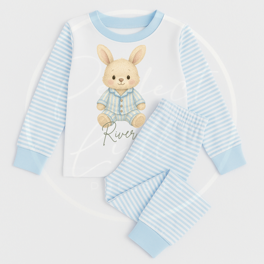 Kids Pyjamas - Blue Pyjama Bunny