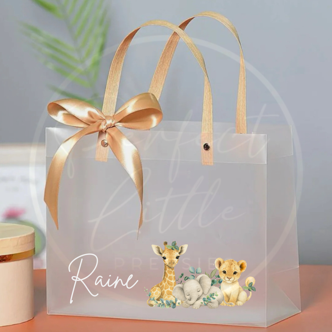 Frosted Gift Bag - Safari Designs