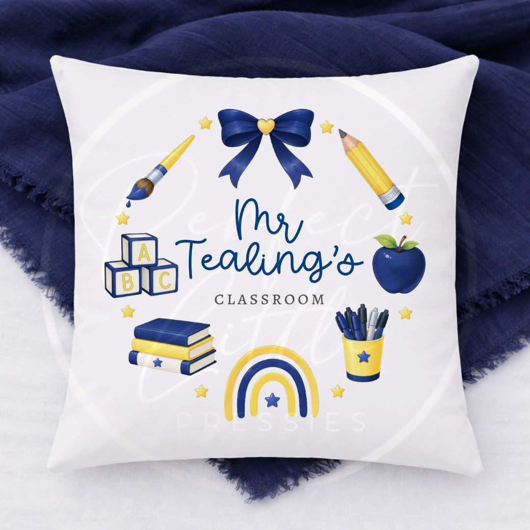 Teacher - Cushion Cover Wreath Designs