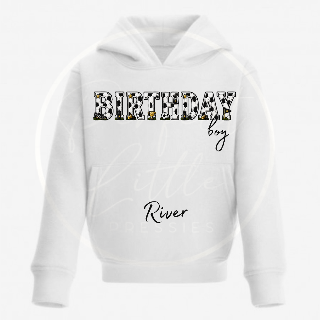 Kids Hoodie - Football Birthday