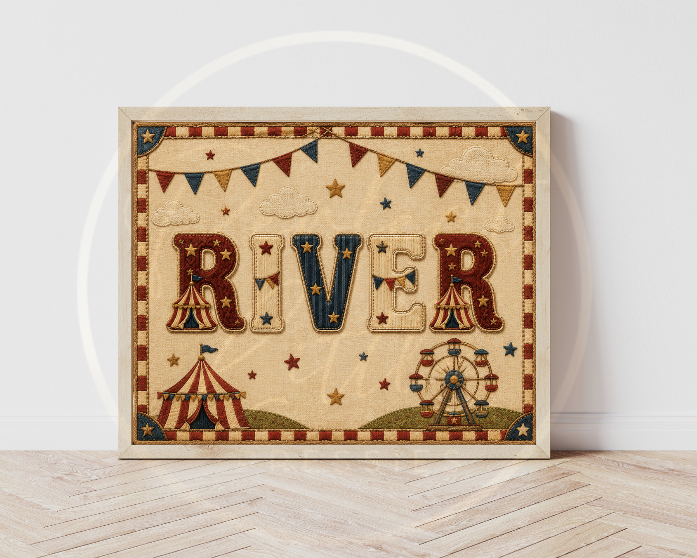 Custom Print - Vintage Circus Name/Bedroom Digital Download