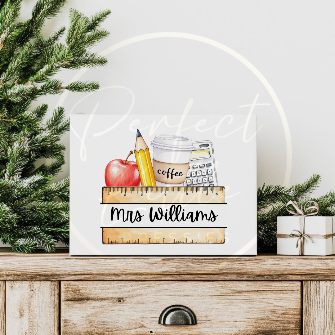 Teacher - Cartoon Print Gift Box