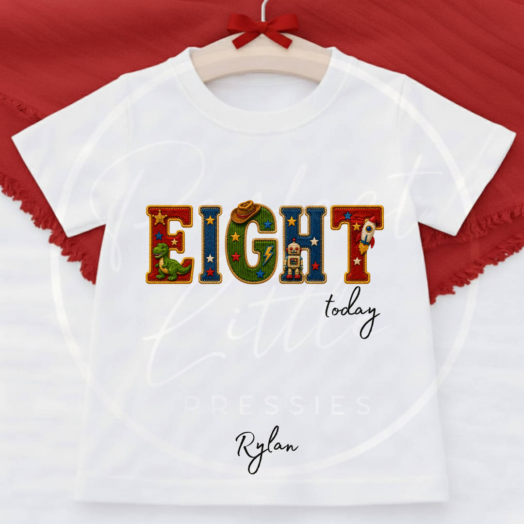 Kids - Birthday T-Shirt Vintage Playroom Designs